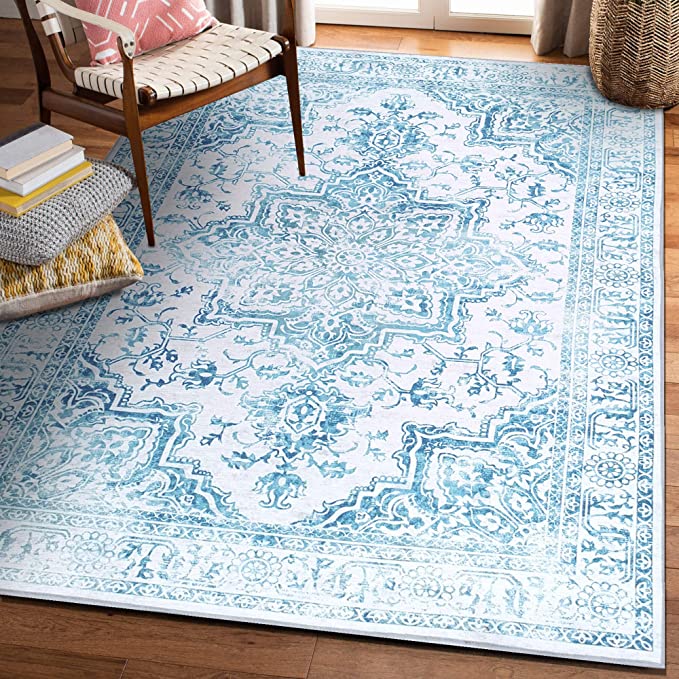 Vernal Machine Washable Non Slip Area Rug For Living room, Bedroom