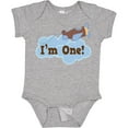 thumbnail image 3 of Inktastic 1st Birthday Airplane I'm One Boys Baby Bodysuit, 3 of 5