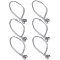 thumbnail image 2 of 6 Pack Curtain Tie Magnetic Adjustable Curtain Holdback Decorative Flower Tiebacks for Home Office Window, 19 Inch, 2 of 6