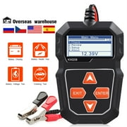 Digital Battery Tester KW208 Car Battery Checker 12V Charging System Test Tool Motor Automotive Battery Capacity Tester ,Fast and Accurate Precise