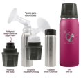 thumbnail image 2 of Ceres Chill OG Breast Milk Chiller Container Stainless Steel Don't Call Me Hon Plum 27 oz. 1 ct, 2 of 10