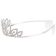 thumbnail image 4 of FELTECHELECTR Tiara de cristal con diamantes de imitación para boda, fiesta, niña de las flores, diadema, corona nupcial, joyería de boda, 4 of 6