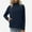 Navy, variant on Womens Long Sleeve Hoodless Casual Outwear & Jackets,Zip Up Jackets for Women Solid Color Long Sleeve Fleece Like Jacket No Hood Casual Outerwear,Size S