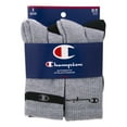 thumbnail image 3 of Champion Unisex Socks, 6 Pack Crew Socks Sizes 7-11, 3 of 3