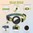 thumbnail image 2 of Collar para gatos con cascabel, collares ajustables para gatitos, hebilla de seguridad para estuche de soporte de etiqueta de aire, collar amarillo para mascotas, 2 of 5
