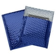 thumbnail image 3 of Partners Brand Blue Glamour Bubble Mailers 7" x 6 3/4", Pack of 72, 3 of 5