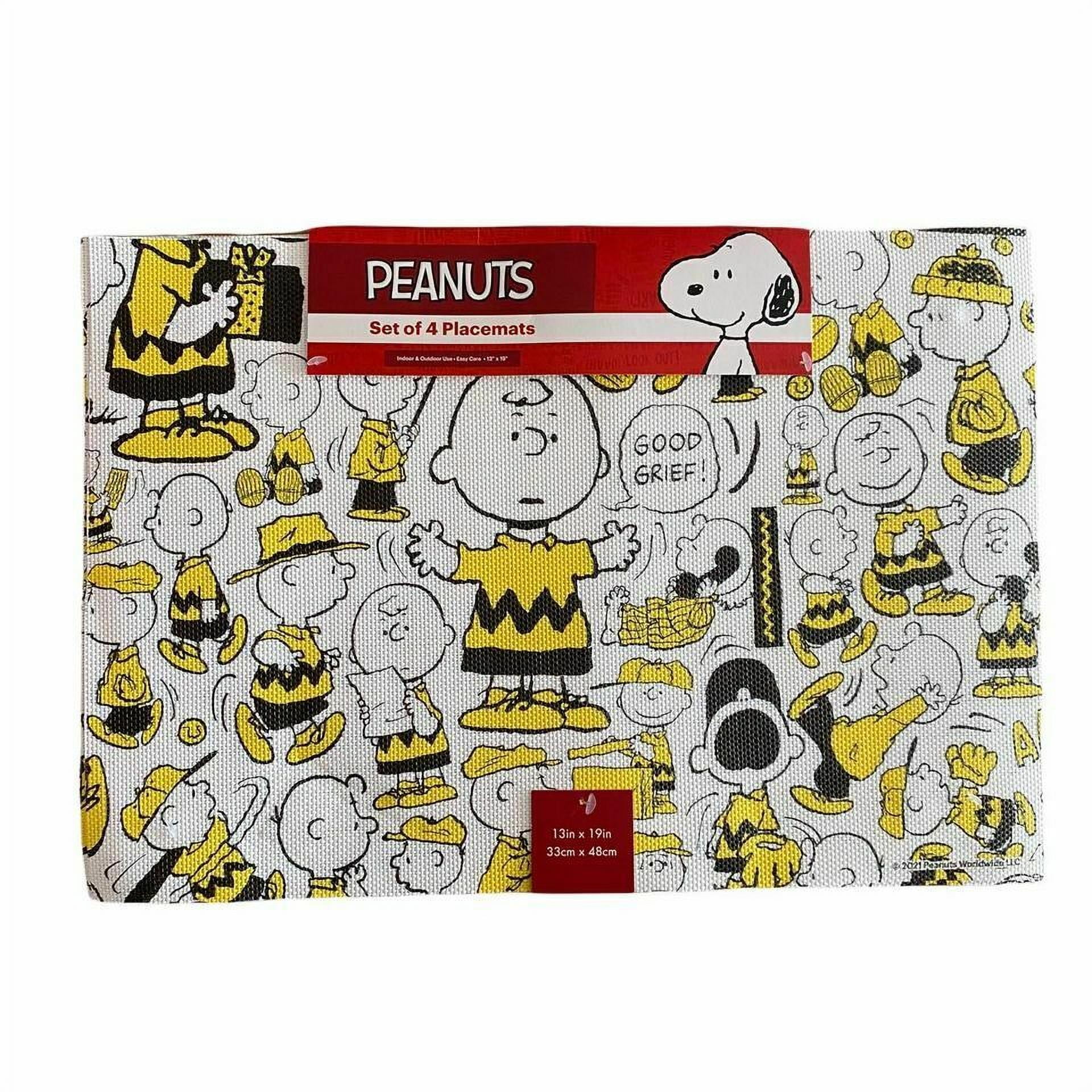 Peanuts Charlie Brown 4 pack Placemats