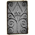 thumbnail image 2 of DeNardo, Laura 22x32 Gold Ornate Wood Framed with Double Matting Museum Art Print Titled - French Quarter Ironwork I, 2 of 4