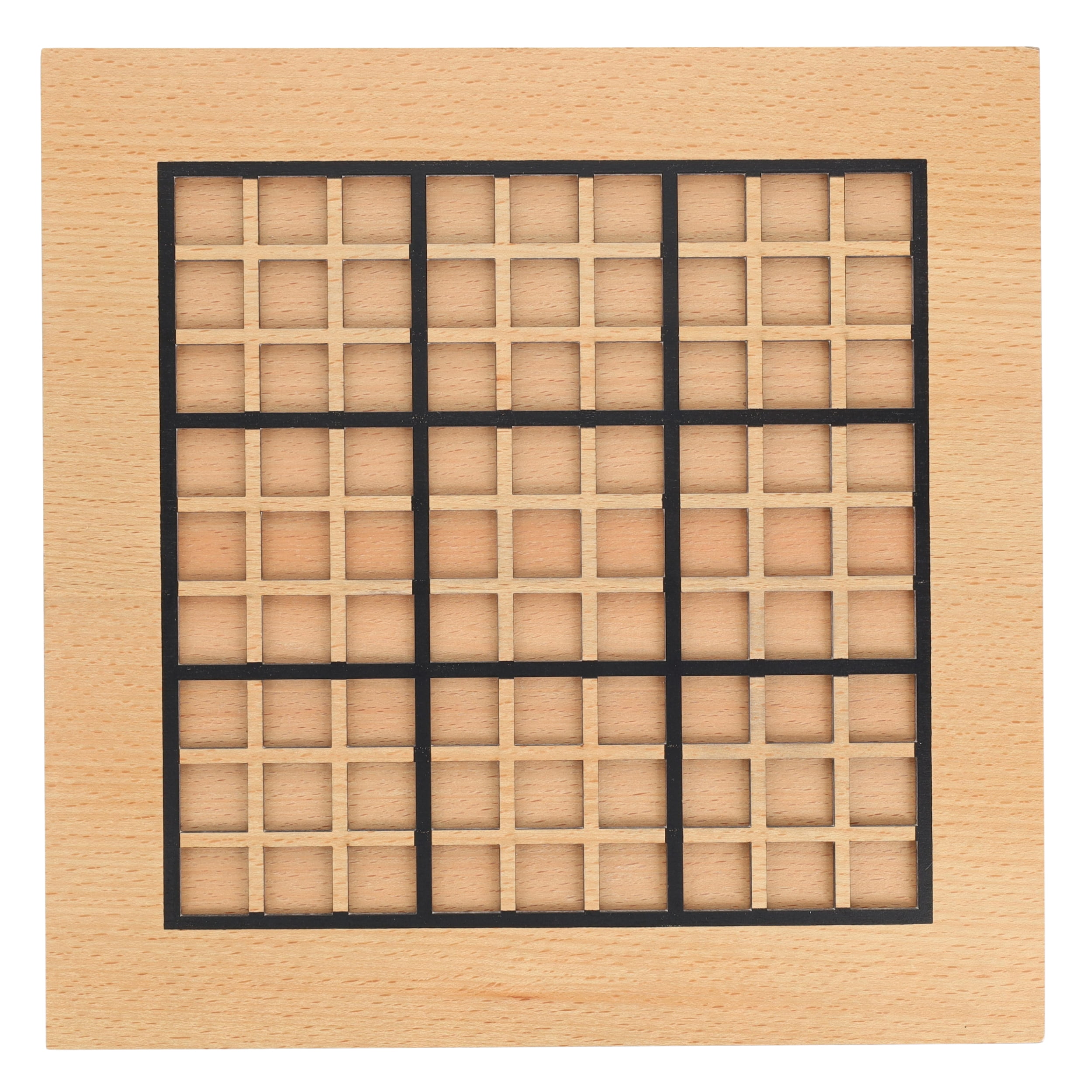WE Games Wooden Sudoku Puzzle Board Game with Pull Out Drawers - 11 in