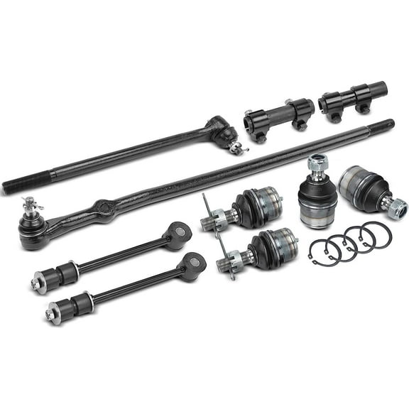 A-Premium 10Pcs Front and Rear Suspension Kit, Ball Joint Sway Bar Link Tie Rod End Compatible with Ford F-250 F250 1985-1994, 4WD