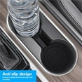 thumbnail image 5 of Car Cup Holder Coaster, 2.75 Inch Non-Slip Vehicle Cup Holder Insert Mats, Dustproof Automotive Interior Console Cup Insulated Pads Accessories, Universal for SUV, Sedan, Truck (Black), 5 of 6