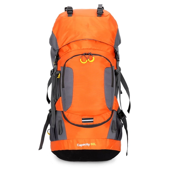 Mochila 60L Senderismo Impermeable Mochila Camping Ciclo de Escalada de Montaña Mochila Mochila con Tapa de Lluvia