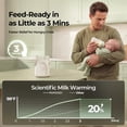 thumbnail image 5 of Momcozy NightPro Bottle Warmer for Baby Breast Milk, Built-in Night Light, BPA-Free Tritan, Fullest Nutrients Preserved with Fast & Even Water Bath Warm, Newborn Breastfeeding Essentials Gift for Mom, 5 of 9