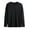Black, variant on lmcalzta Mens Shirts Long Sleeve V Neck Cotton Lightweight Casual Undershirts Pullover Soft Bottom Lounge Sleep Shirts