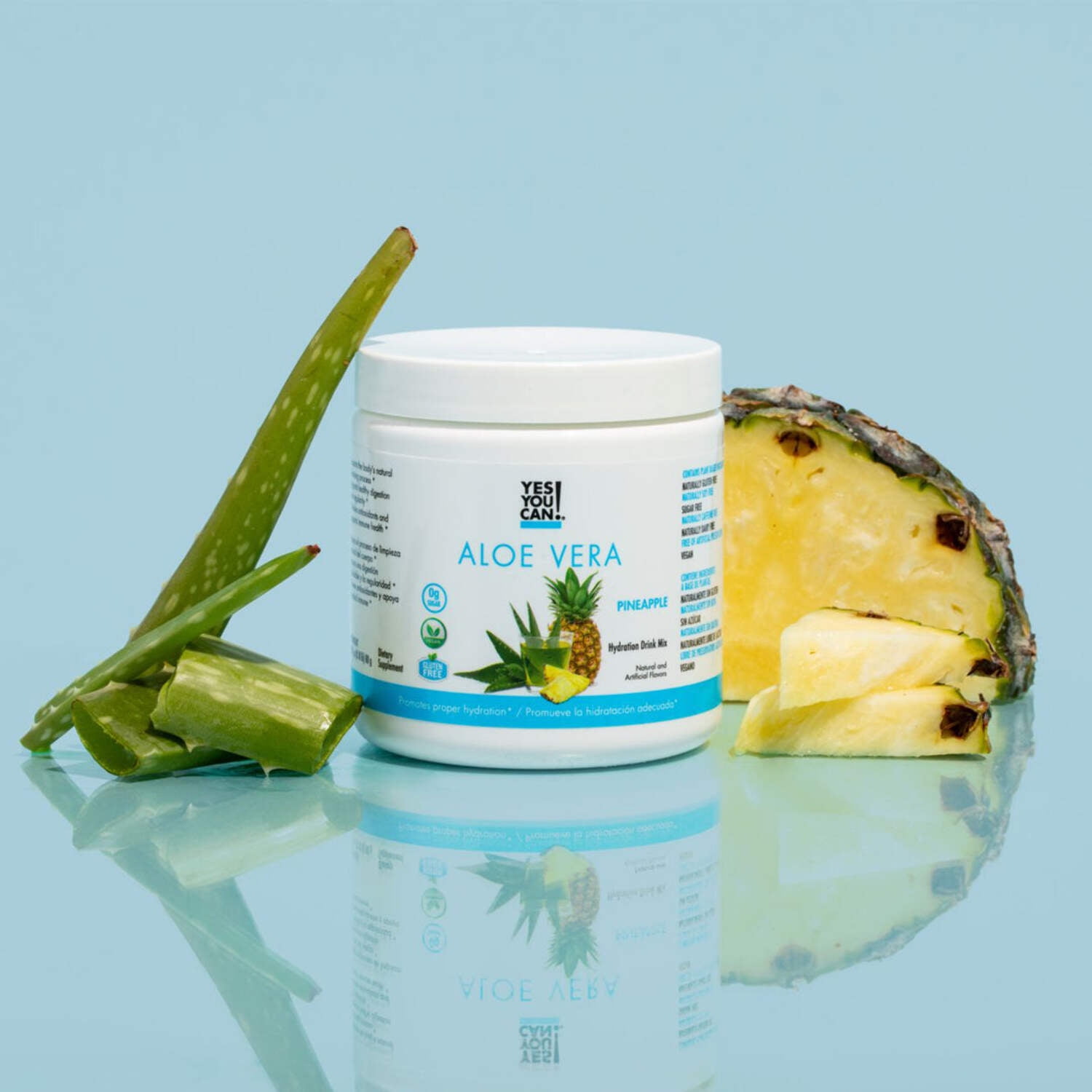 Yes You Can Aloe Vera Drink Mix, Natural Organic Aloe Leaf Powder