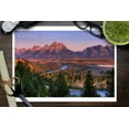 thumbnail image 3 of Grand Teton National Park, Wyoming, Sunset River and Mountains (9x12 Wall Art Print, Home Decor), 3 of 3