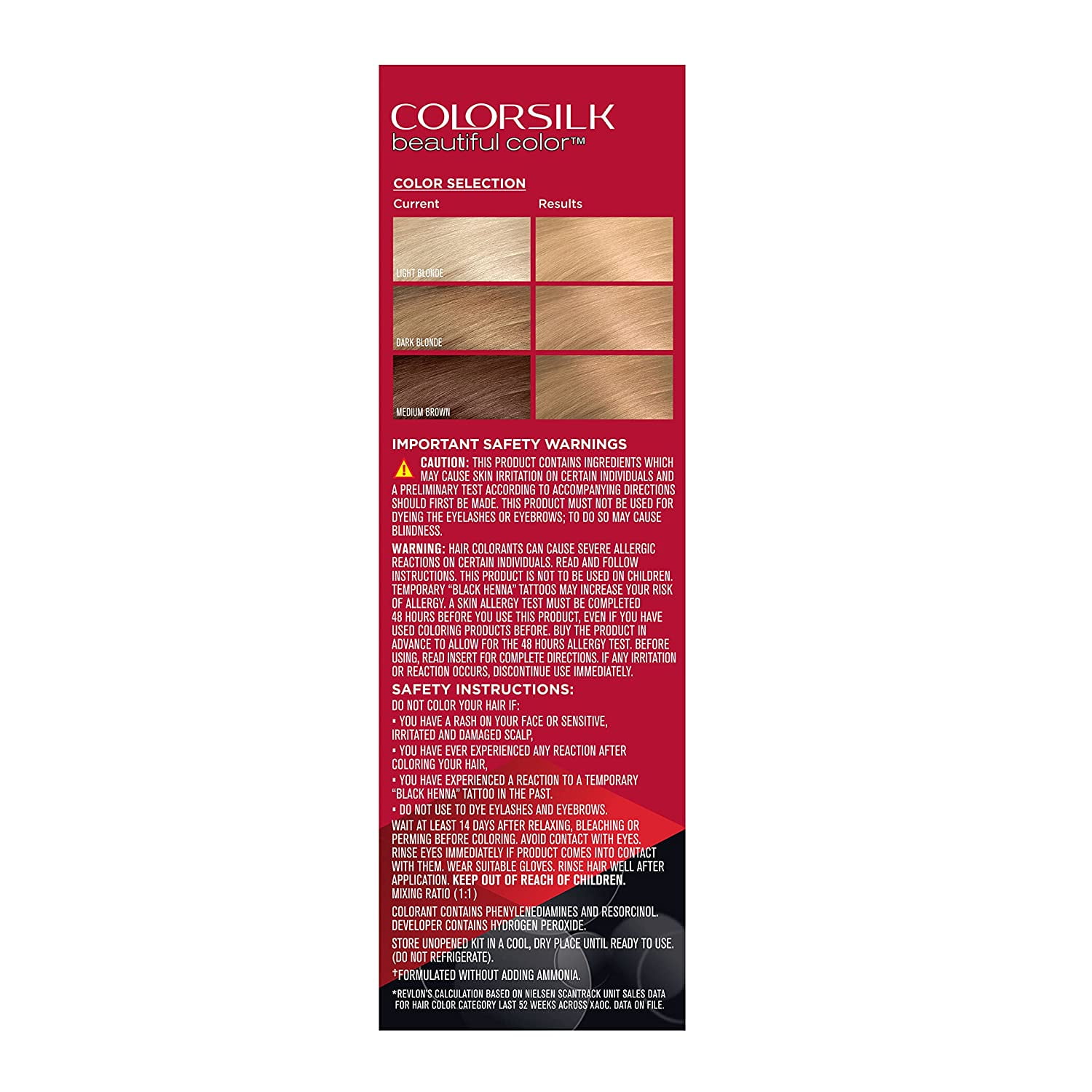 Revlon ColorSilk Hair Color, 71 Golden Blonde 1 ea (Pack of 3)