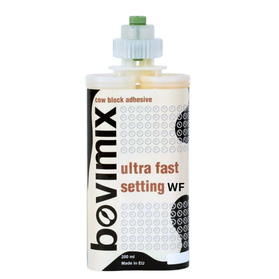 Ultra Fast Setting Cow Block Adhesive 200ml (Single Cartridge - Winter Formula)