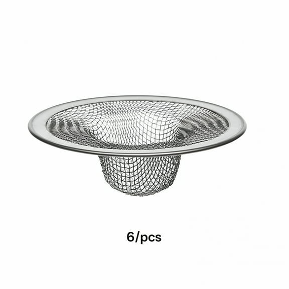 ACDANC 6 9Cm Stainless Steel Mesh Screens Shower Hair Drain Catcher Stainless Steel Hair Catcher for Sink Bathroom Tub Drain Hair Catcher by (4/6Pc) Strainers,Screen Mesh Filters