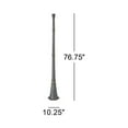 thumbnail image 4 of John Timberland Hepworth Vintage Rustic Outdoor Post Light and Cap Base Veranda Bronze 76 3/4" for Post Exterior Barn Deck House Porch Yard Patio Home, 4 of 5