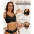 thumbnail image 6 of Womens Seamless Bras No Underwire Push Up Bralettes Full Coverage Comfort Wireless Bra Convertible T Shirt Bras, 6 of 8