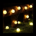 thumbnail image 2 of Bombillas de Luz Solar de 8 Modos Bola de Cristal 5M Luces de Cadena LED Guirnaldas de Luces de Hadas para la Fiesta de Navidad DecoracióN Al Aire Libre, 2 of 5