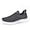 Grey, variant on Mens Slip on Sneakers Comfortable Walking Tennis Shoes Laceless Jogging Running Casual Athletic Shoes