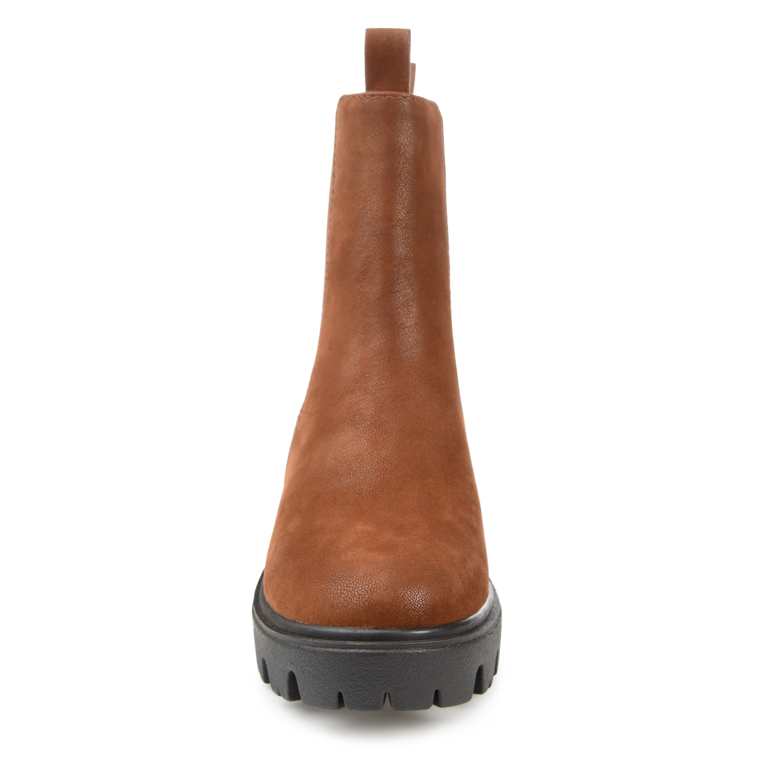 Journee Womens Ivette Pull On Block Heel Booties