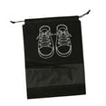 thumbnail image 4 of Bolsa de Zapatos de Viaje Bolsas de Lavandería con Cordón No Tejido Bolsa de Accesorios para Zapatos Ligera para Clase de Yoga, Correr, Bailar, Ejerci Negro 32x44cm Macarena Bolsa con cordón, 4 of 8