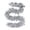 silver 46#, variant on Christmas Garland, Silver Glittery Tinsel Garland for Mantel Staircase Fireplace, Shiny Holiday Decor, 6ft, Silver