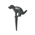 thumbnail image 1 of Miangastore Courtyard Sign Iron Cast Iron No Poop Indicator 1Set 10.6x7.9x0.3in, 1 of 8