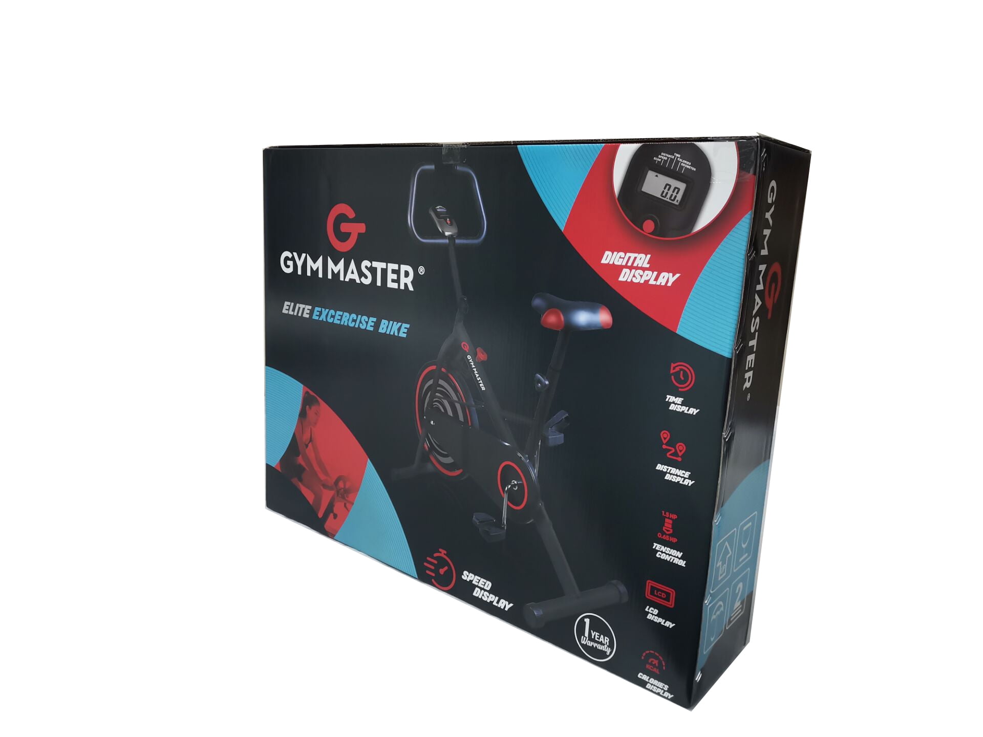 Gym Master Home Exercise Bike +/- Resistance Levels
