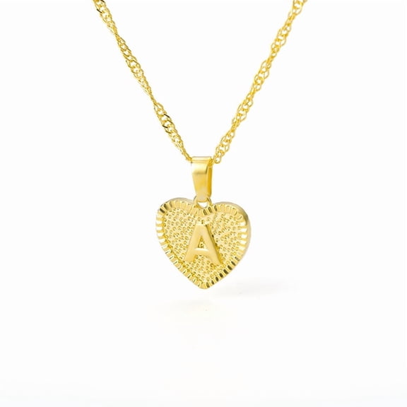 NICKSUN Initial Necklaces for Women, 14K Gold Plated Round Letter Pendant Capital Monogram Necklace Alphabets from A-Z Chain Jewelry