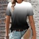 thumbnail image 5 of Camisas de Manga Corta para las Mujeres Imprimir Cuello Redondo Blusa, Camiseta de Moda para Verano Y Primavera Casual, 5 of 5