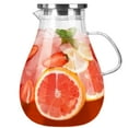 thumbnail image 1 of Jarra de vidrio Liuruiyu de 3,8 L de borosilicato para bebidas frías y calientes, 1 of 8