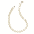 thumbnail image 2 of Sterling Silver 14-15mm White Shell Bead Necklace, 2 of 5
