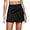 Black, variant on Women's Short skirt, have 2 Pockets , High Waisted for walk, Tennis , Golf