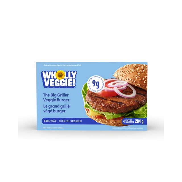 The Big Griller Veggie Burger, Bold, protein-packed patty