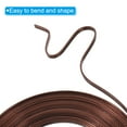 thumbnail image 5 of Uxcell 16.4 Feet Flat Aluminum Wire 18 Gauge Bendable Anodized Aluminum Wire Brown 2 Roll, 5 of 6