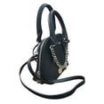 thumbnail image 2 of Mini Crossbody Steve Madden color negro con doble asa para mano y asa larga para hombro ajustable, mide 20 cm de ancho por 15 cm de alto, 2 of 6