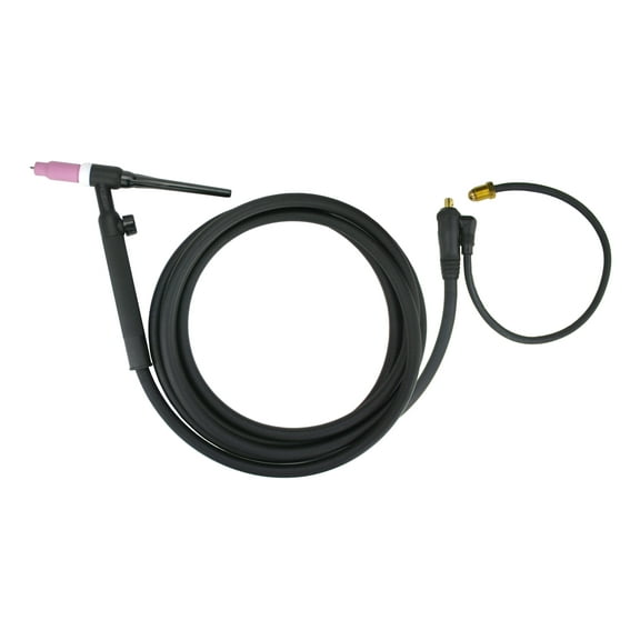 17V Series - 150 Amp - Air Cooled - TIG Torch - 12.5 feet 1-Piece Cable - Dinse 10-25 Connector