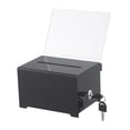 thumbnail image 1 of tamizeot Multifunction Donation Box With Lock For Storing Business Cards And Collecting Public Opinion Efficiently Donation Case, 1 of 6