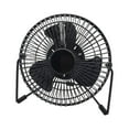 thumbnail image 2 of LED USB Clock Fan Desk Fan with Real Time Clock Display Function Tabletop Fan Desktop Cooling Fan for Office Bedroom Indoor Car Travel , 6 Inch Calendar, 2 of 8