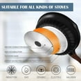 thumbnail image 6 of Nonstick Deep Frying Pan with Lid, 12in/5.5Qt, German Ceramic Coating, Heat Indicator, Induction Compatible, 6 of 6