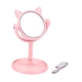 thumbnail image 3 of Milaget 1/12 Vanity Mirror Dressing Table Scene Descor for Micro Landscape DIY Model pink, 3 of 9
