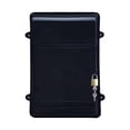 thumbnail image 3 of jifeng Wall Hanging Mailbox Hollow Backplate Drop Box for Envelopes Newspapers Home black, 3 of 9