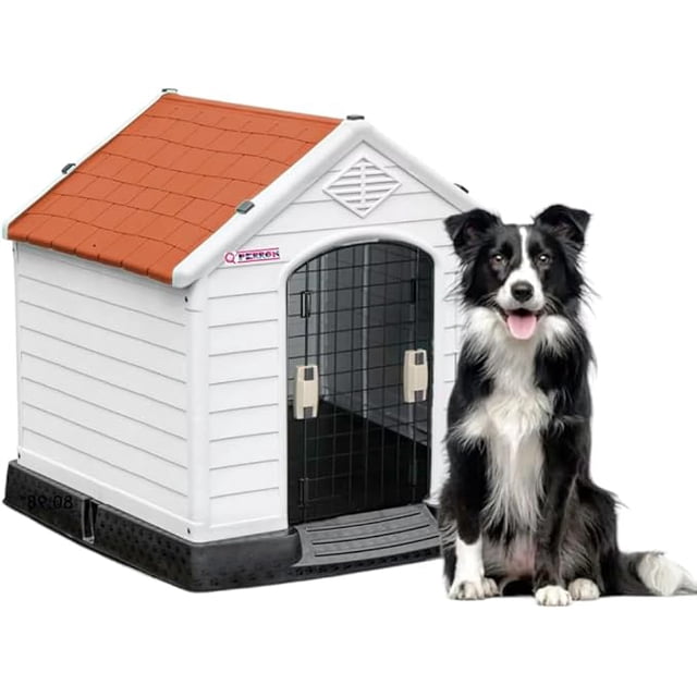 Casa Para Perro Raza Mediana Con Puerta QPerrón