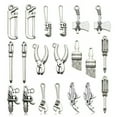 thumbnail image 2 of U8MO Alloy Screwdriver Axe Tool Antique Silver Charms Pendants for Jewelry Making DIY-4# 10pcs screwdriver 4x33mm, 2 of 8