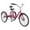 Rose Red, variant on MOONCOOL 24" 26" Adult Tricycle, 7 Speed 3 Wheeled Bikes for Adults, Trike Cruiser Bike w/ Large Basket & Maintenance Tools & Shimano Derailleur & Parking Brake Handle