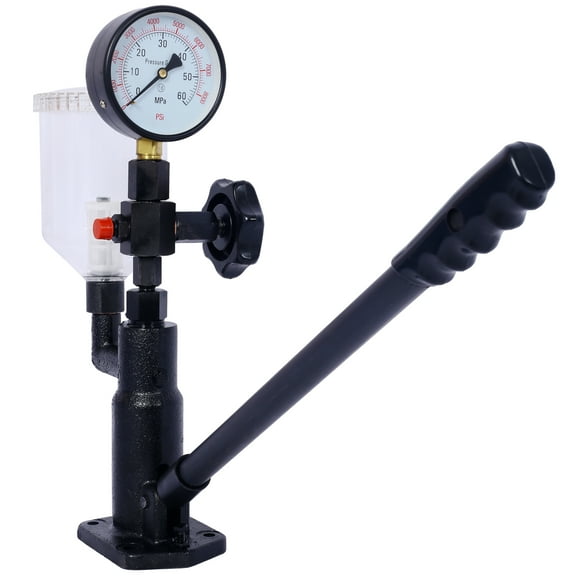 DUOSONG 600Bar 8000Psi Diesel Fuel Injector Tester Diesel Injector Nozzle Tester With Dual Scale Gauge To Adjust Injector Nozzle Pressure And Testing Diesel Injector With Adjustable Hand Wheel Other